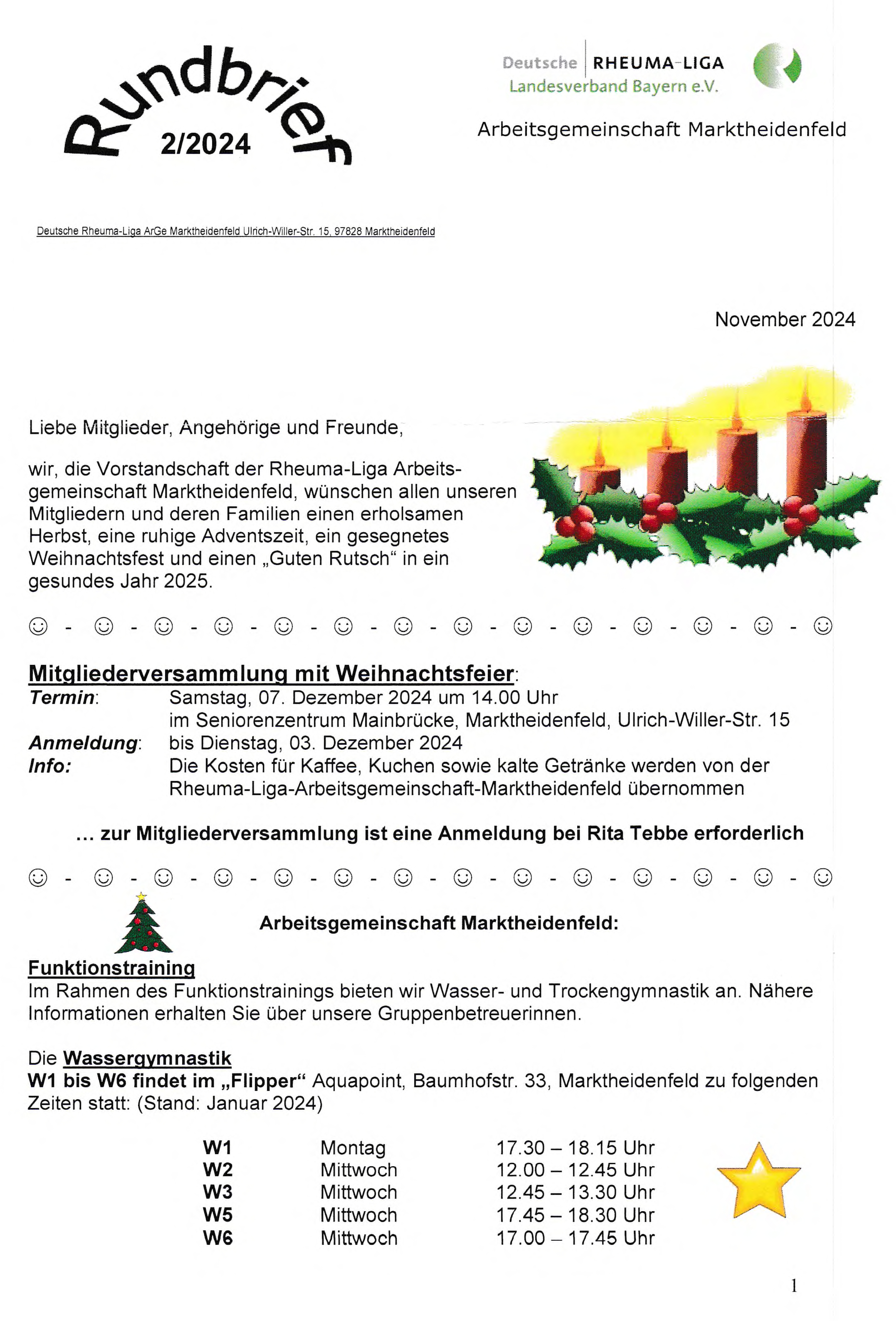 Weihnachtspost 2024